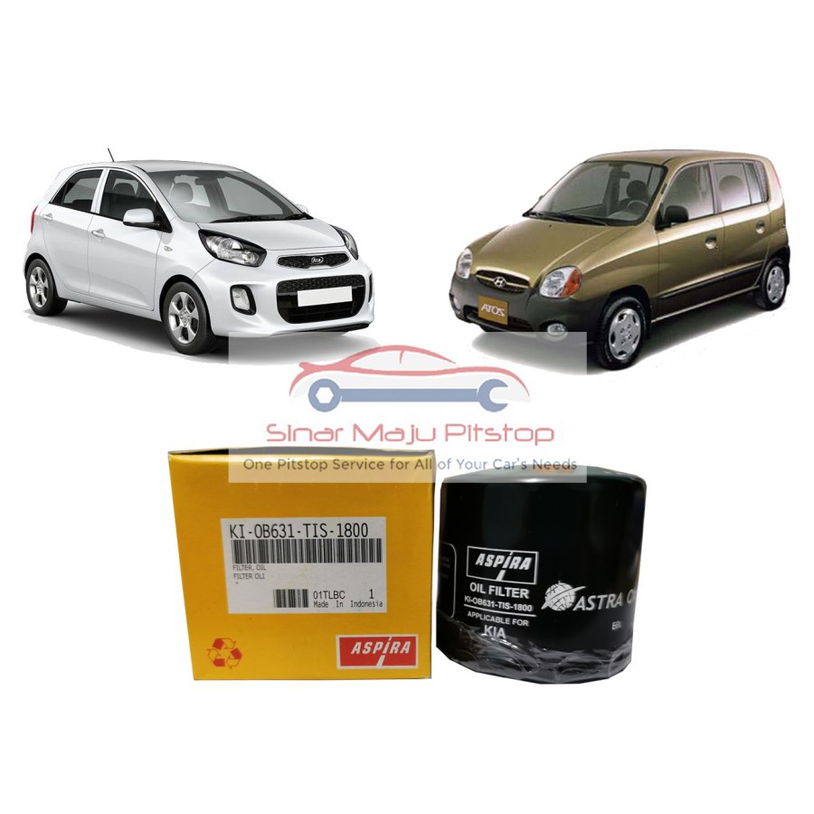 ASTRA ASPIRA Filter Oli Mobil KIA VISTO - KIA CARENS - KIA SEPHIA - TIMOR SOHC & TIMOR DOHC Original