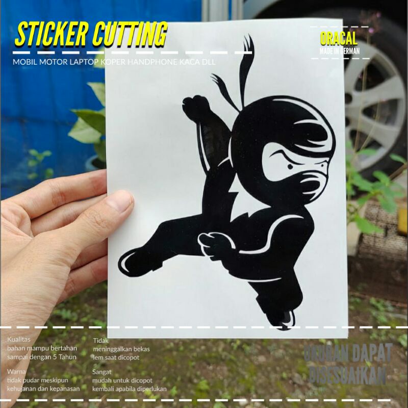 STIKER NINJA CUTTING BAHAN ORACAL CUSTOM