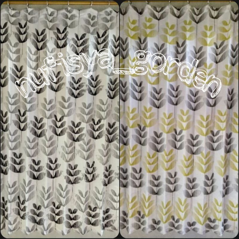 gorden plisket motif amanda abu/hordeng plisket amanda bahan satin bridal tebal import gorden jendel