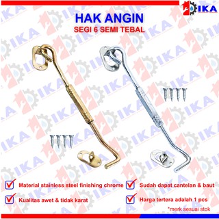 HAK ANGIN CANTOLAN PENAHAN JENDELA TEBAL JUMBO 8 INCH HAK ANGIN CANTOLAN PENAHAN JENDELA TEBAL JUMBO 8 INCH