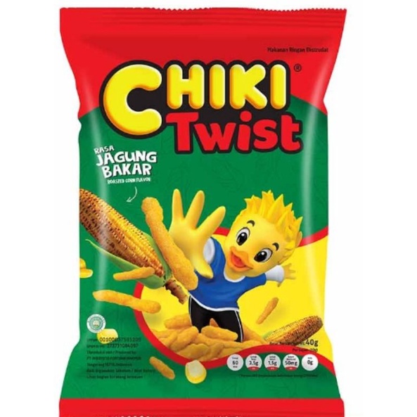 

Chiki twist snack rasa jagung bakar 40gr