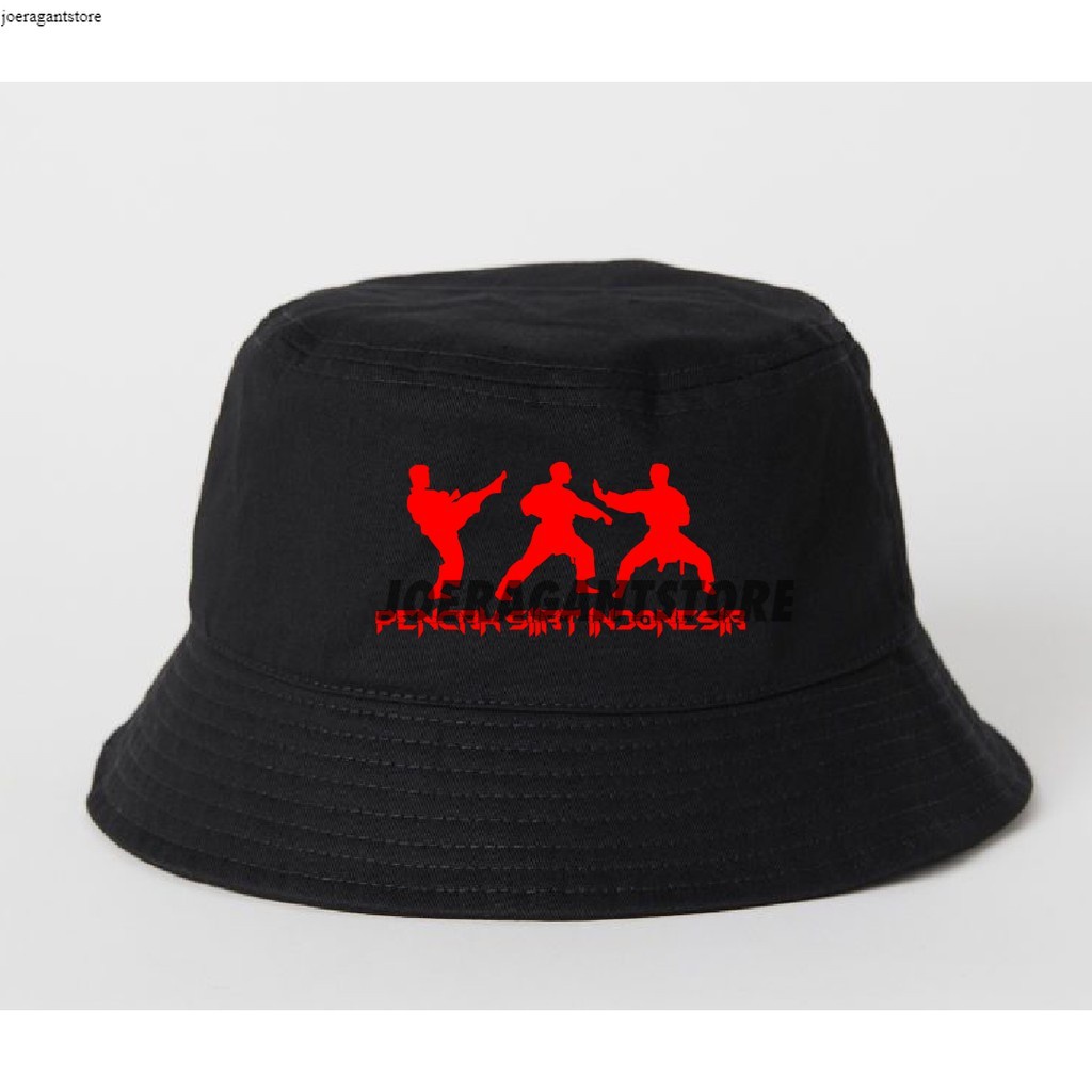 Topi Bucket HAT Pencak Silat Indonesia Kualitas Distro Termurah JS