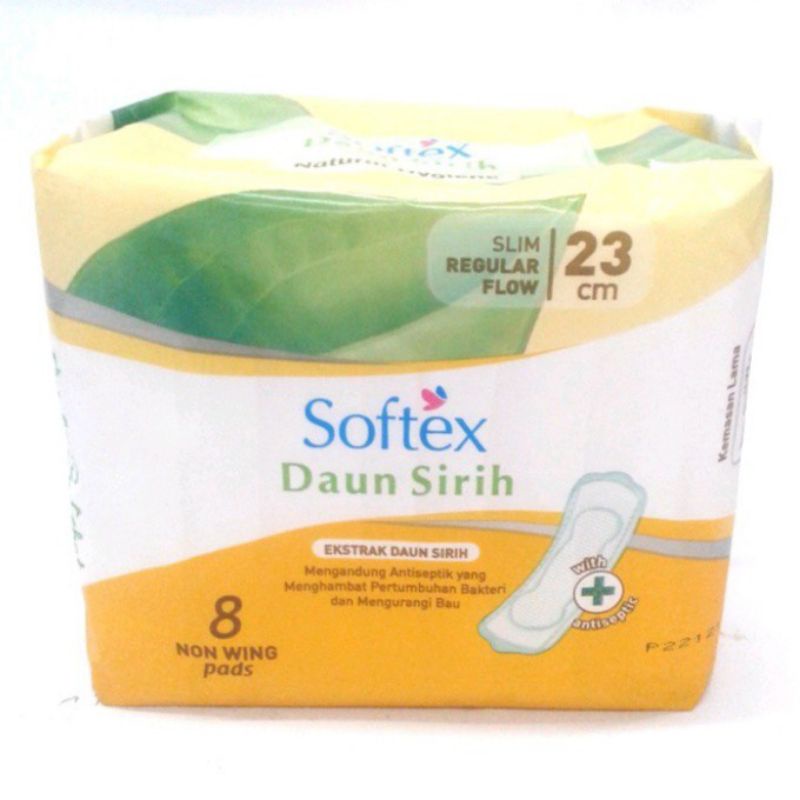 Softex daun sirih NON WING isi 8
