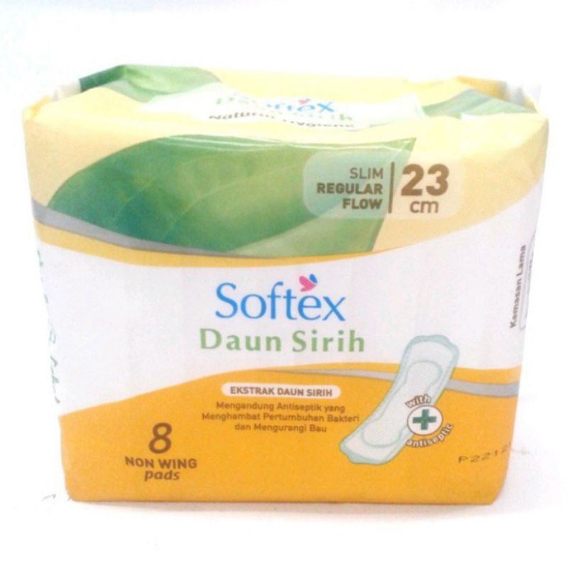 Softex daun sirih NON WING isi 8