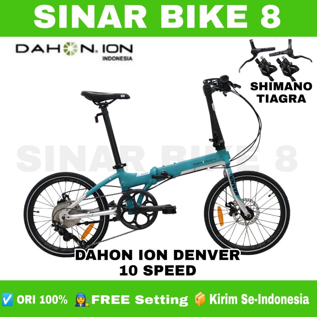 Sepeda Lipat 20 DAHON ION DENVER 10 Speed Shimano Tiagra