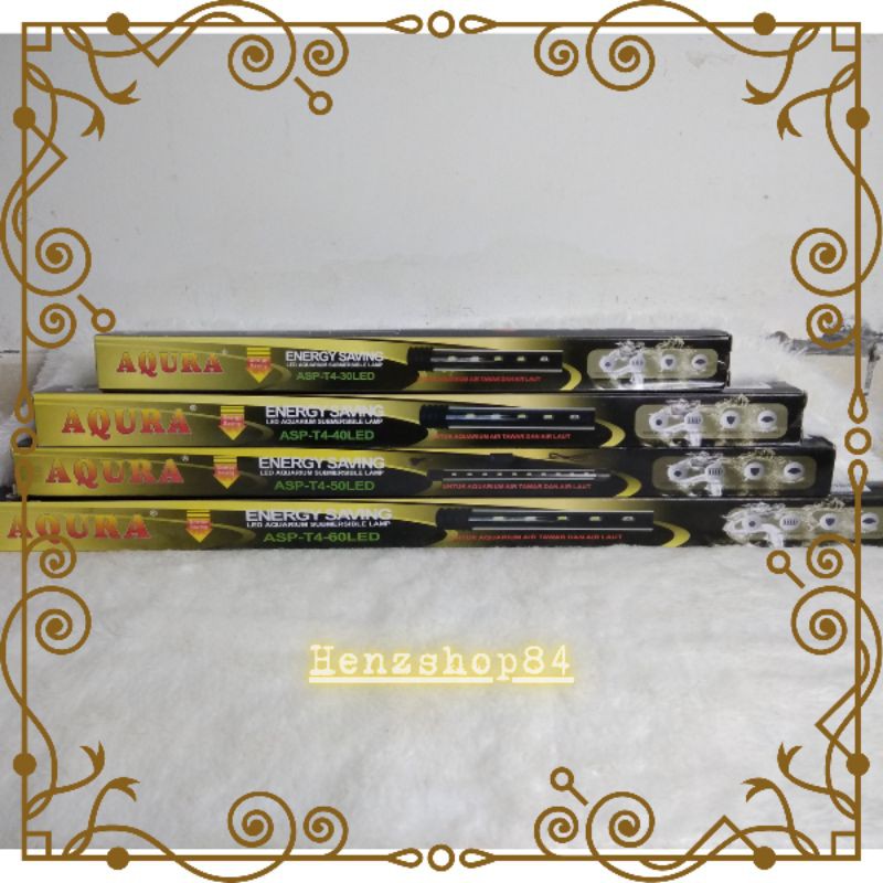PROMO AQura lampu LED celup ASP-T4-40cm Aquarium Aquascape