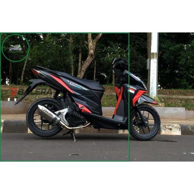 Knalpot racing vario 150/new vario 150 balera grass short titan