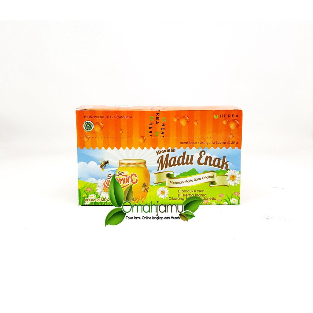 

MADU ENAK BOX ISI 12 SACHET. KESEHATAN BADAN