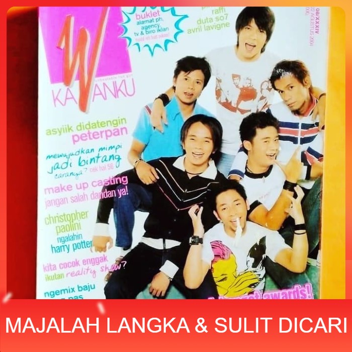 Majalah KAWANKU No.8 Agu 2004 Cover PETERPAN Langka