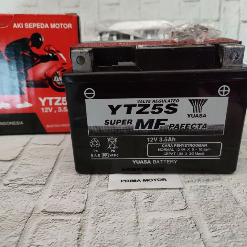 Aki motor New Jupiter MX, Mio J, Vixion, Fino YUASA YTZ5S Aki Kering