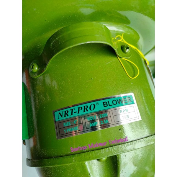 NRT PRO 4&quot; Electric Elektrik Blower Keong Angin Duduk 4 Inchi