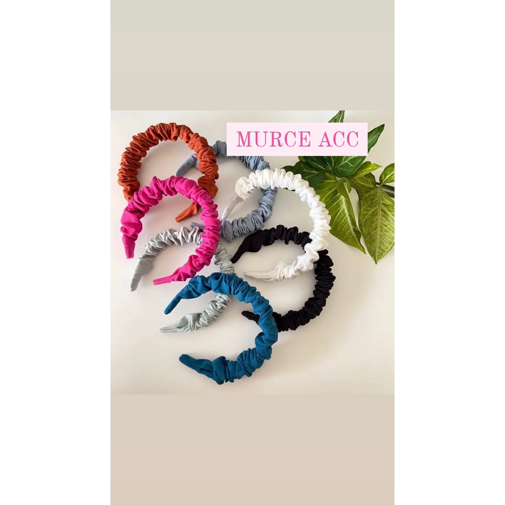 BANDO KERUT SCRUNCHIE HEADBAND FASHION KOREA