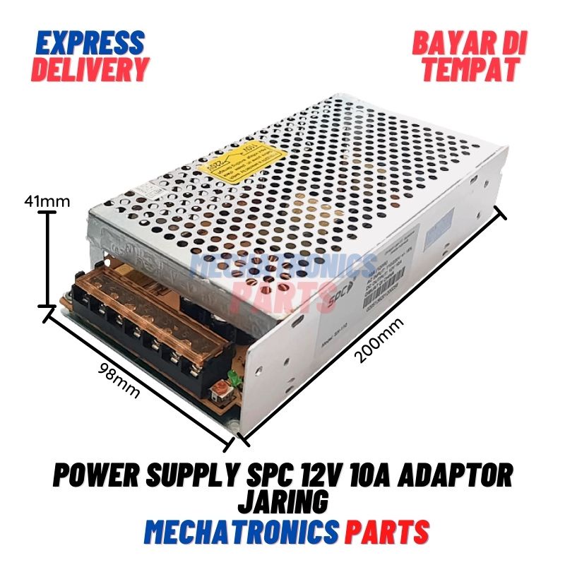 Power Supply SPC 12V 10A Adaptor Jaring