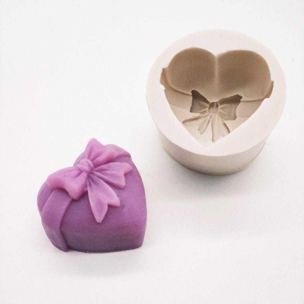 R-flower Cetakan Sabun Bentuk Hati Clay Tools Handmade Cake Resin Molds