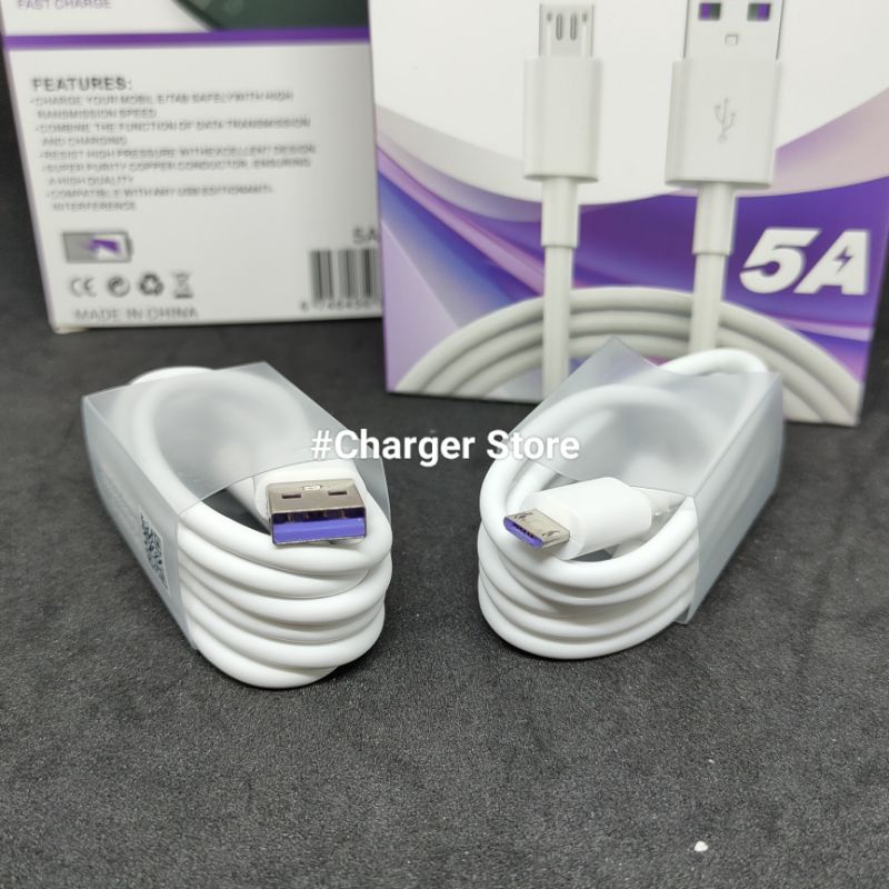 Kabel Data 5A Micro USB interface Support Super Fast Charging ORIGINAL