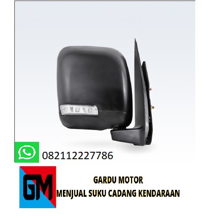 Kaca Spion Daihatsu GranMax Gran Max Manual Hitam (Lampu Sen)