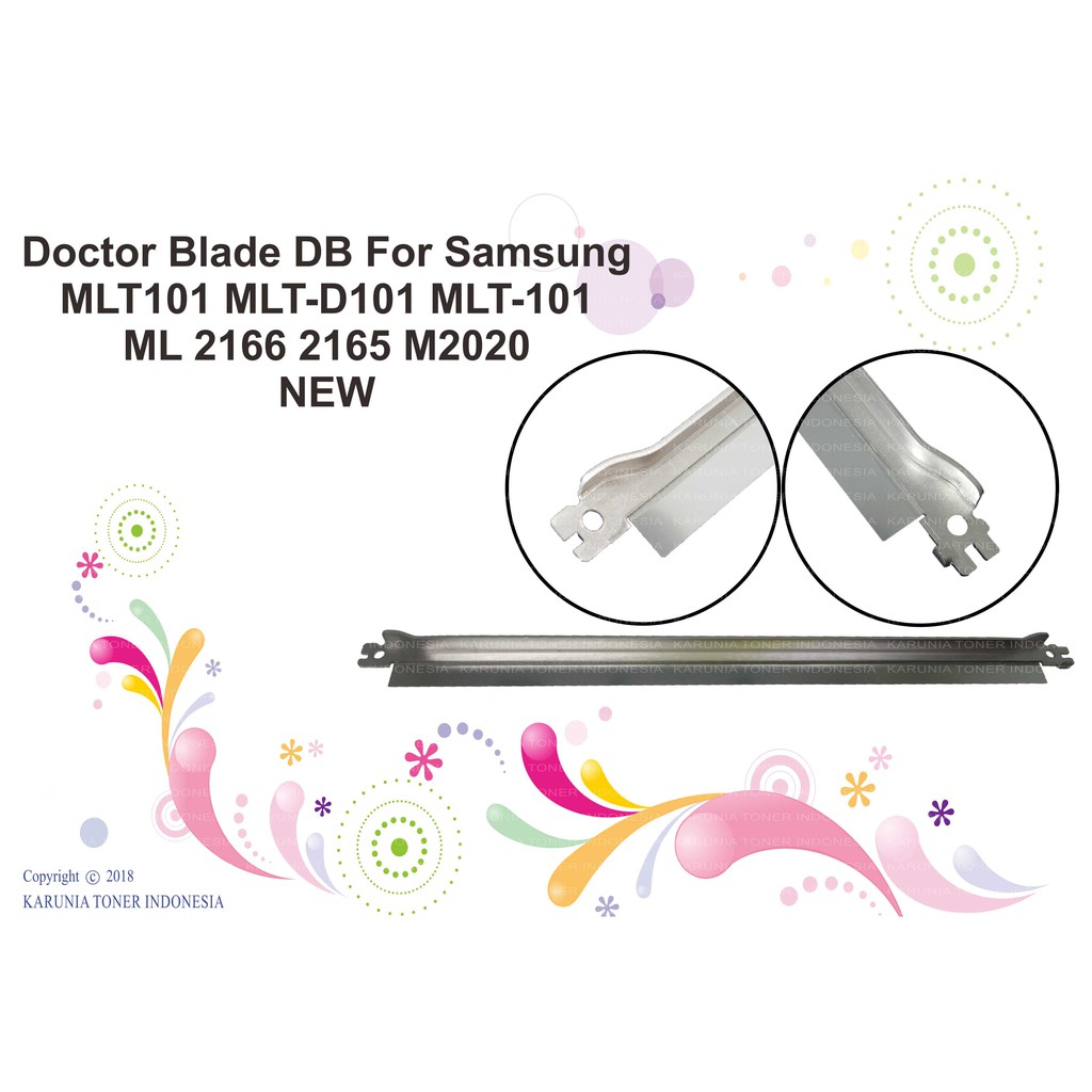 Doctor Blade DB For Samsung MLT101 MLT-D101 MLT-101 ML 2166 2165 M2020