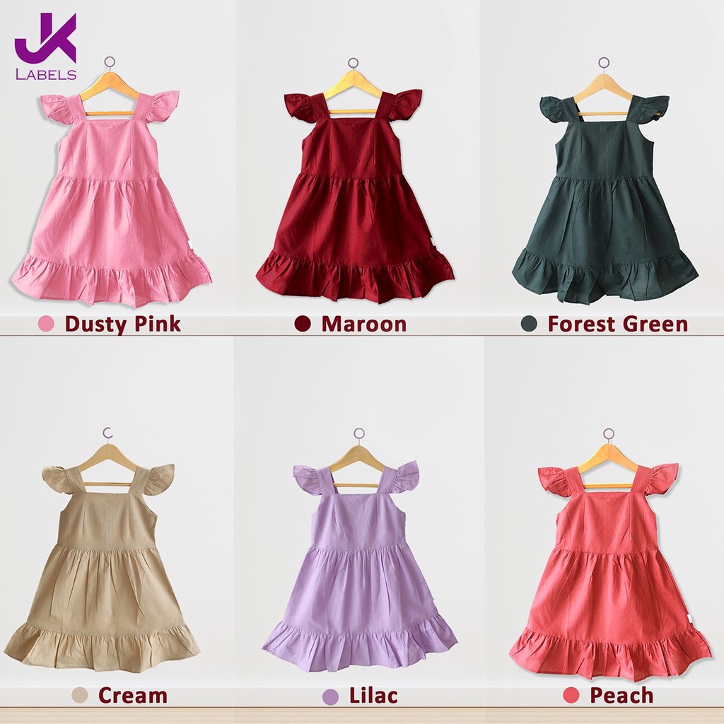 JK LABEL'S ZEGEN DRESS - DRESS ANAK PEREMPUAN/DRESS ANAK MURAH