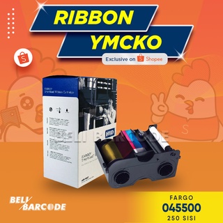 RIBBON FARGO DTC 1250E C50 COLOR YMCKO 250 IMAGES PART NUMBER : 045500