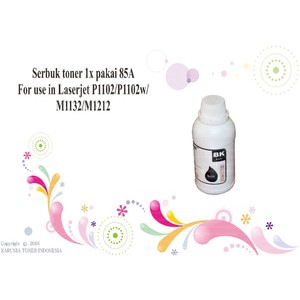 Serbuk toner 1x pakai 85A For use in Laserjet P1102_P1102w M1132 M1212