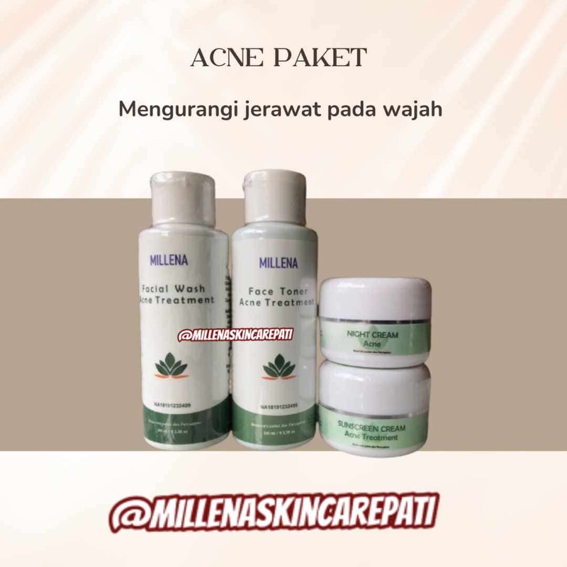 MILLENA PAKET ACNE (acne tidak meradang)