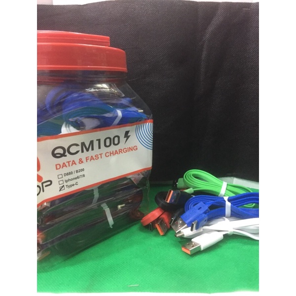 Kabel Type C Murah Qtop QCM100 Ecer