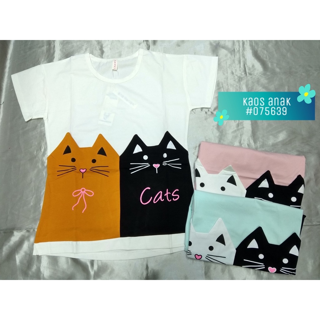 NF Kaos import anak perempuan / Baju anak import premium #075639