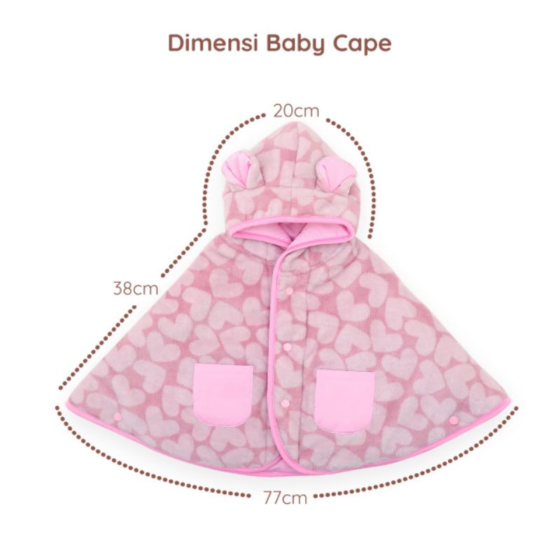 CuddleMe Baby Cape Original Cuddle Me Jaket Mantel Anak Bayi Balita Laki Laki Perempuan Boy Girl Cowok Cewek 0 6 12 Bulan 1 2 3 Tahun-4