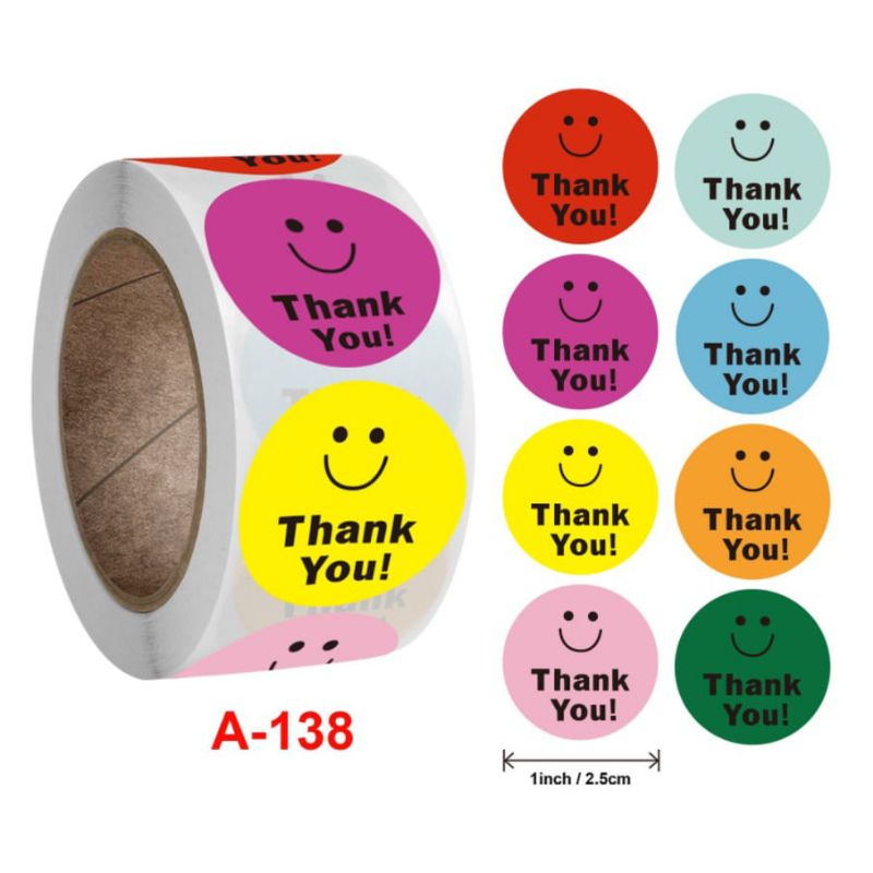 

stiker thankyou/ stiker ucapan terimakasih