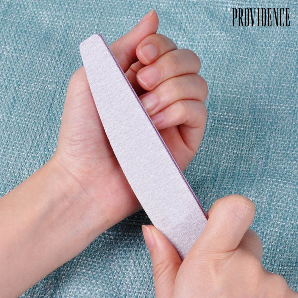 Providence 10pcs Kikir Kuku 100 / 180 Untuk Manicure / Nail Art