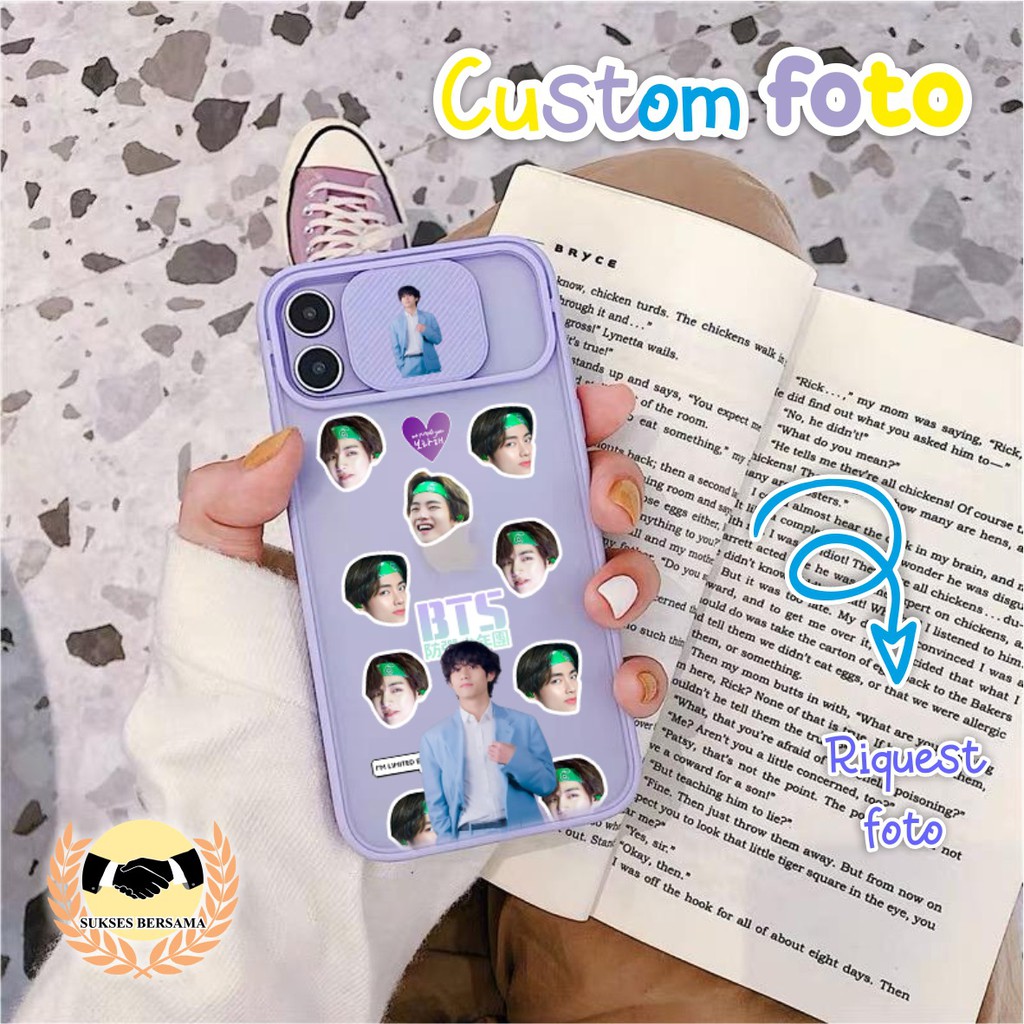 SOFTCASE SLIDE KAMERA CUSTOM FOTO OPPO VIVO SAMSUNG XIAOMI REDMI REALME IPHONE ALL TYPE BSB4675