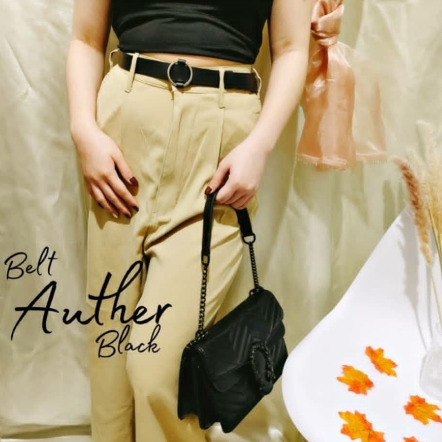 BELT AUTHER BLACK