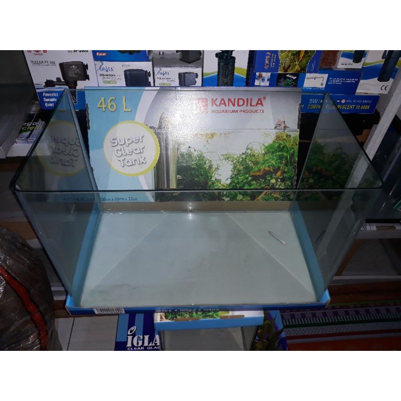 aquarium kandila bending 60x30x36 64L/aquarium kaca 5mm