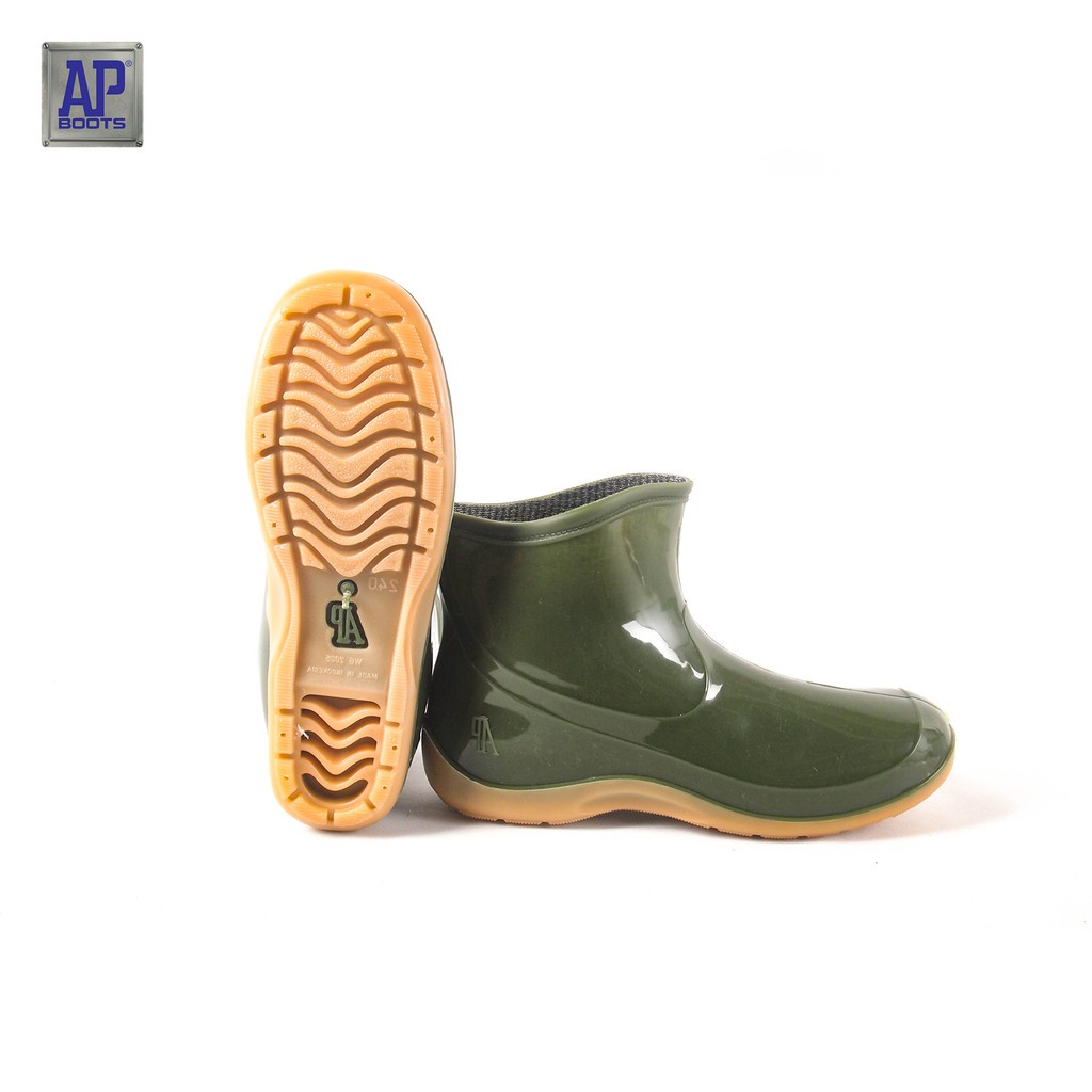 AP Boots Sepatu Boot Wanita Tipe 2005 Hijau Karet