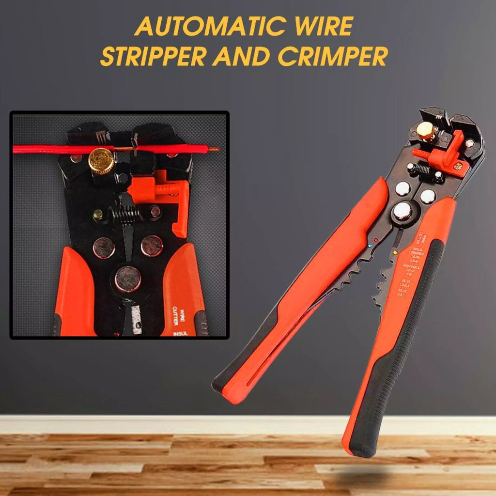 Automatic Wire Stripper Crimper Wire Pengupas Kulit Kabel  Pembuka Pemotong Tang Potong Tang Pengupas dan Pemotong Kabel - Cable Strippers