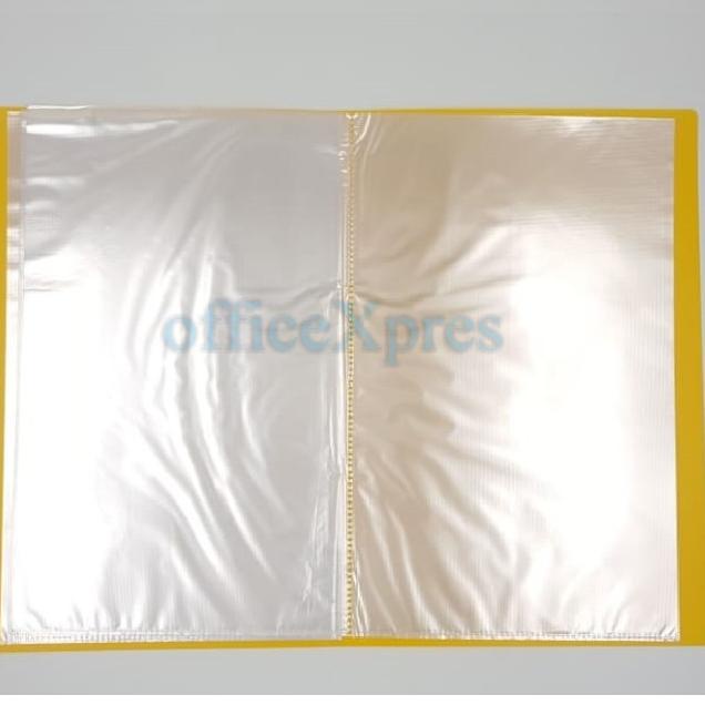 

[KODE DJI] Map Plastik / File Dokumen Keeper / Clear Holder F4 Folio 60 Lembar Hombo