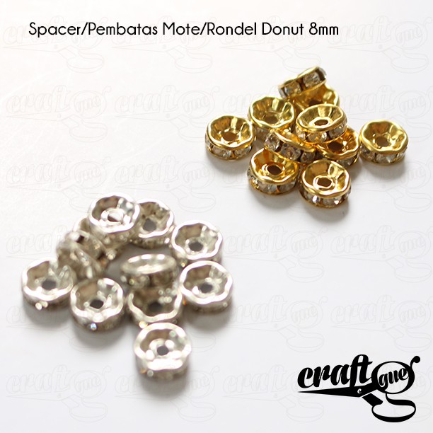 Spacer/Pembatas Mote/Rondel Donut