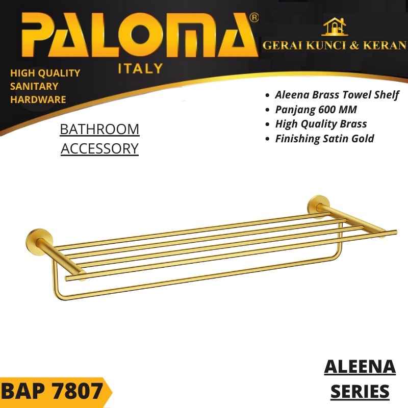 PALOMA BAP 7807 Rak Handuk Baju Gantungan Hanger Dinding Kamar Mandi