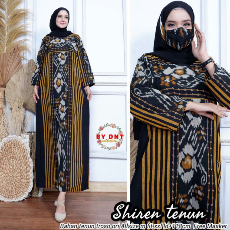 GAMIS TENUN TROSO ORI - DRESS SONGKET TENUN TROSO