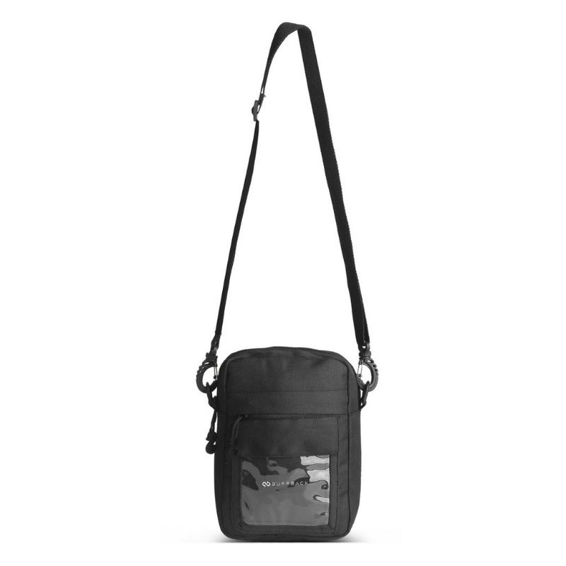 Tas Selempang Pria Black Ginkel / Slingbag Pria Ginkel Buffback / Tas Distro Keren / Termurah / Bayar Di Tempat / Terlaris