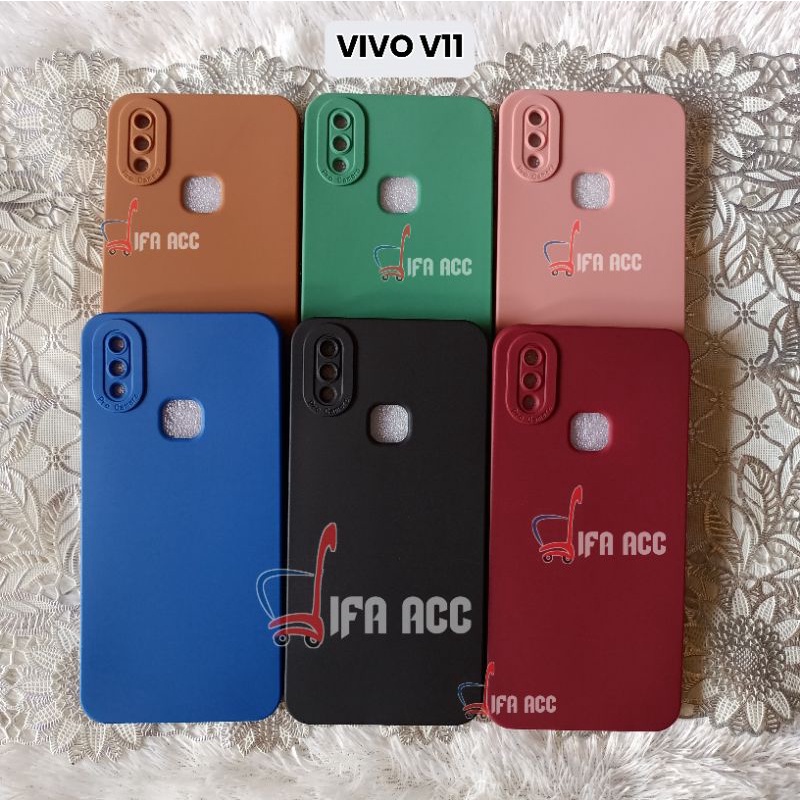 CASE VIVO V11 MACAROON PRO CAMERA DOV PELINDUNG CAMERA