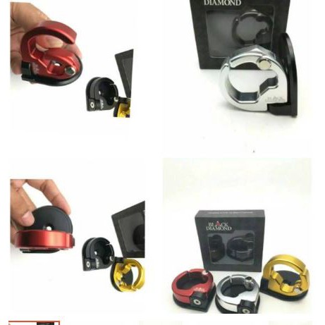 GANTUNGAN BARANG NMAX / AEROX / VARIO /MIO BLACK DIAMOND BULAT