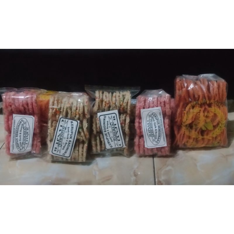 

Raginang (ISI 32pcs/pack) - Ragining(ISI 30pcs/pack) - Jajaatan (ISI 27pcs/pack) [READY!!]