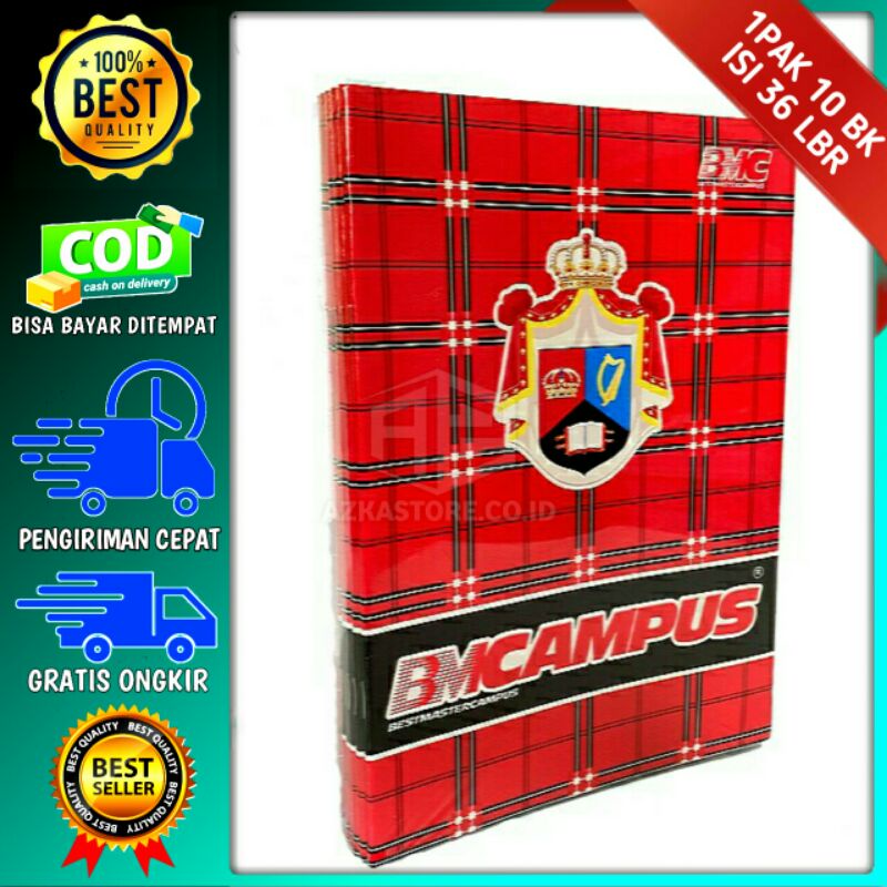 

Buku Tulis Bmcampus Isi 36lembar 1Pack 10Pcs/Buku Tulis Big Boss BMCampus Boxy 5pcs/Buku Tulis Sekolah/Buku Tulis Kantor/Buku Catatan