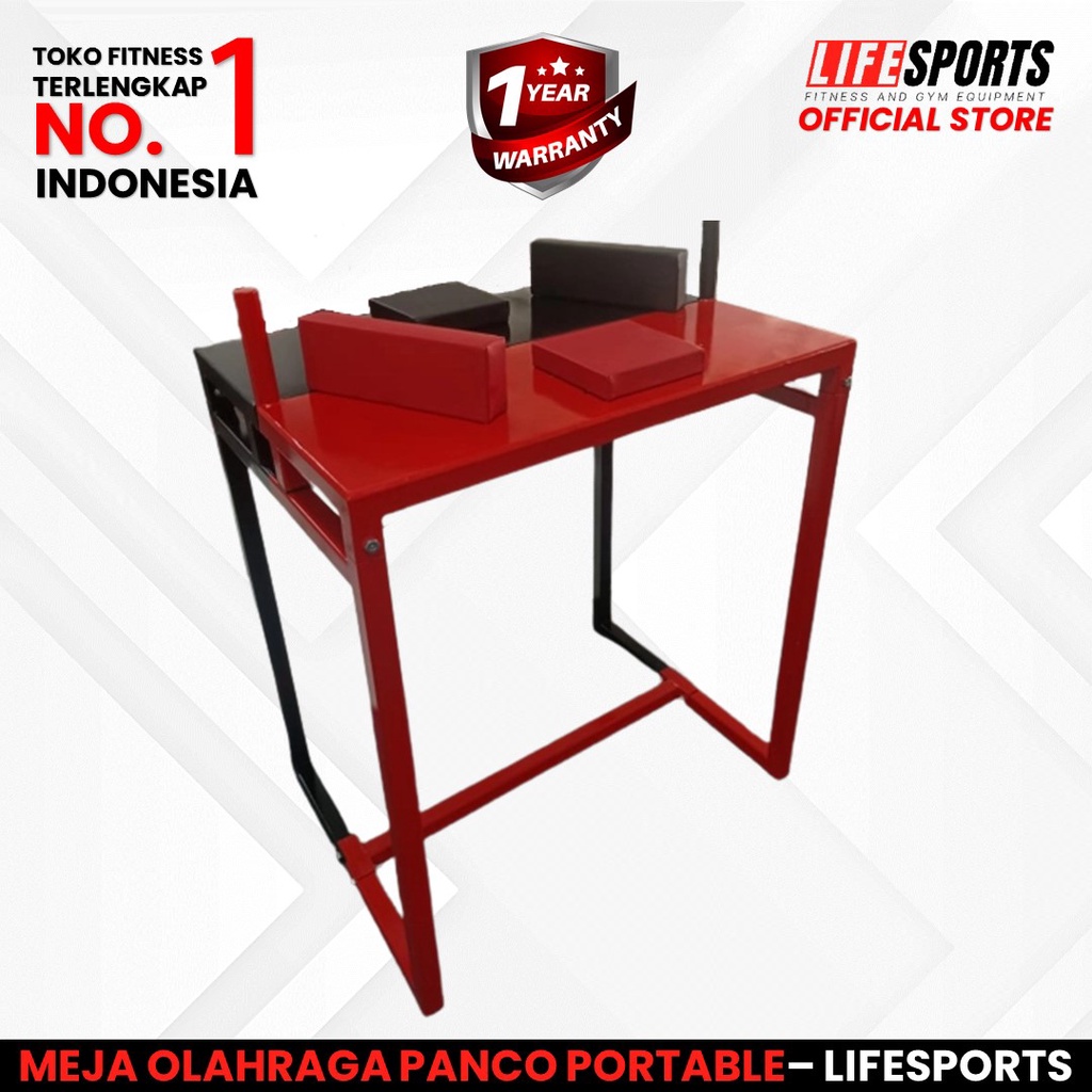 LIFESPORTS - New Alat Olahraga Fitness Sport Gym Meja Panco Adjustable Portable Lifesports Original