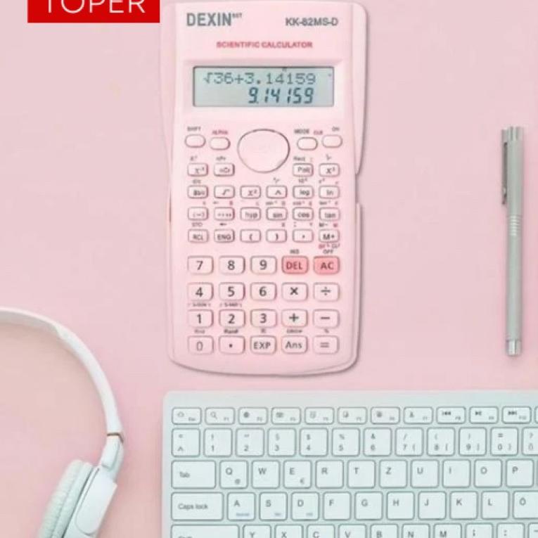 

(Z8U9).. TOPER Kalkulator Scientific Calculator Sin Cos Tan Function Aesthetic Estetik //Best@produk
