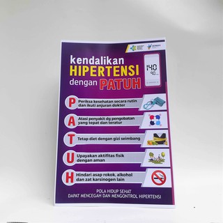 Jual Poster Kendalikan Hipertensi Dengan Patuh Shopee Indonesia