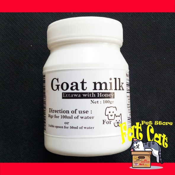 Susu anjing kucing 100gr susu kambing ettawa plus madu Goat milk