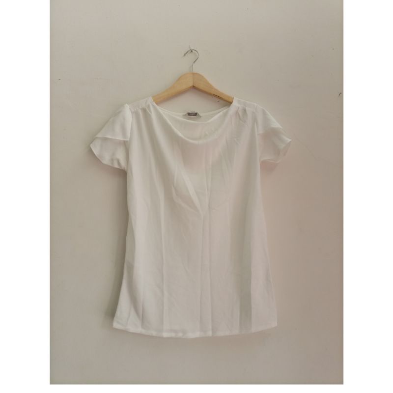 Original St.Yves Atasan Blouse Tunik Kemeja Kerja Branded Wanita preloved