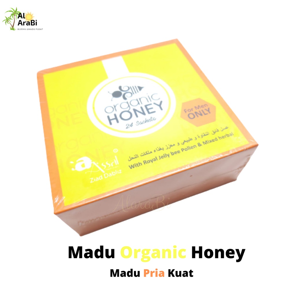 Madu organic Honey  | Madu Pria 1 sachet  | Madu khusus dewasa